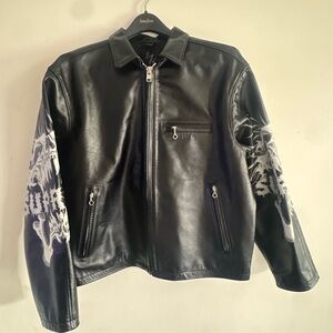 Supreme Y’s by Yohji Yamamoto Leather Jacket Black